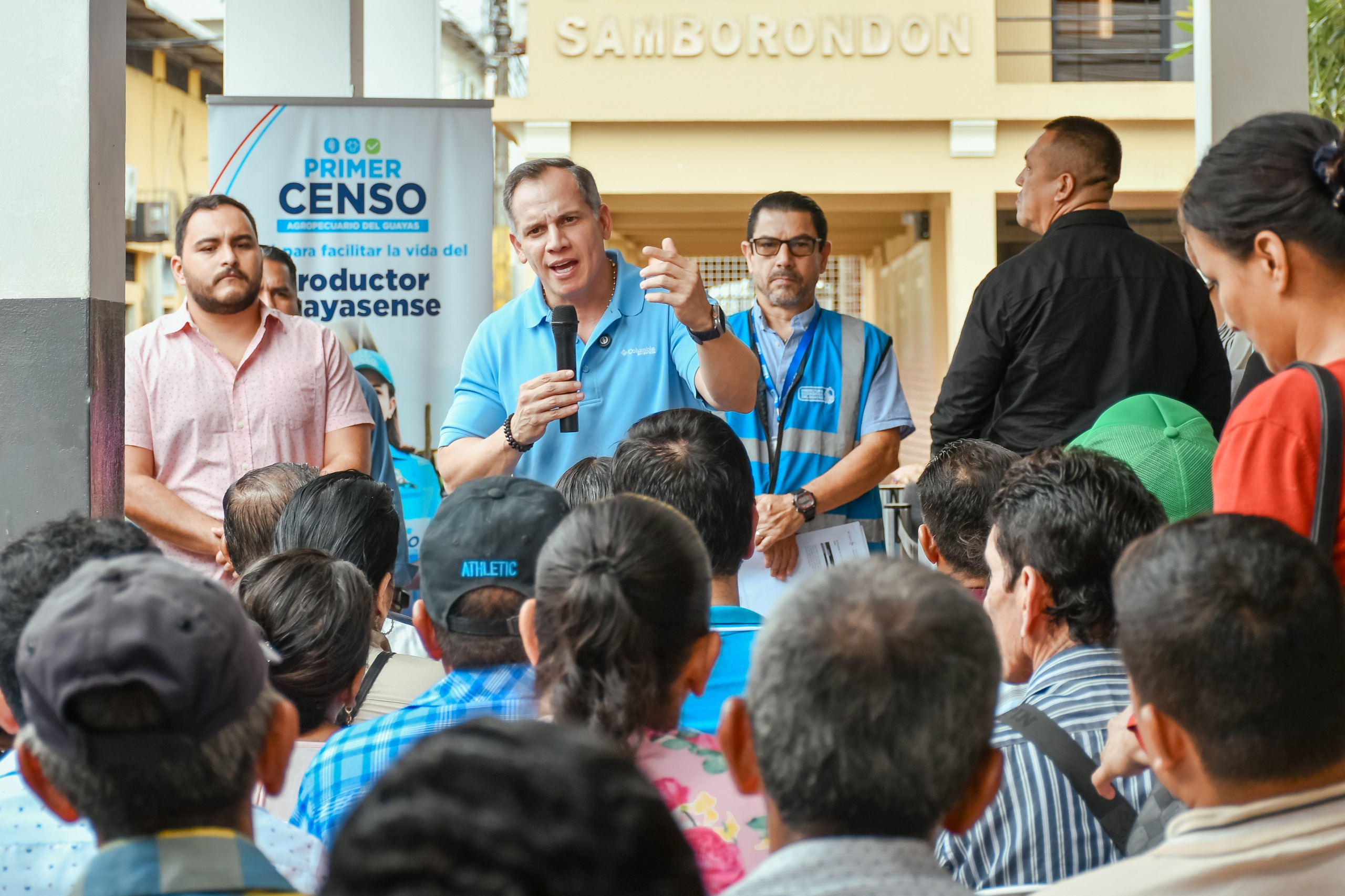 Prefectura Ciudadana del Guayas dio el Bono Agrícola Solidario a otros 58 pequeños arroceros de Samborondón