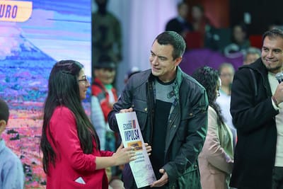 EL PRESIDENTE NOBOA DESDE LATACUNGA ASEGURA QUE NO RETROCEDERÁ: “YO AQUÍ ME QUEDO LUCHANDO TODOS LOS DÍAS, POR USTEDES”