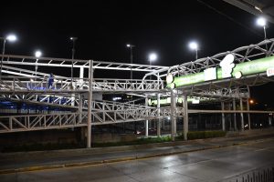 CONCLUYE RENOVACIÓN INTEGRAL DE DOS PASOS PEATONALES ELEVADOS EN LA AVENIDA DE LAS AMÉRICAS
